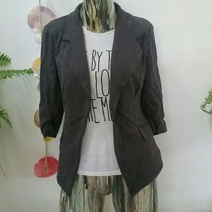 Soft Dark Grey Blazer